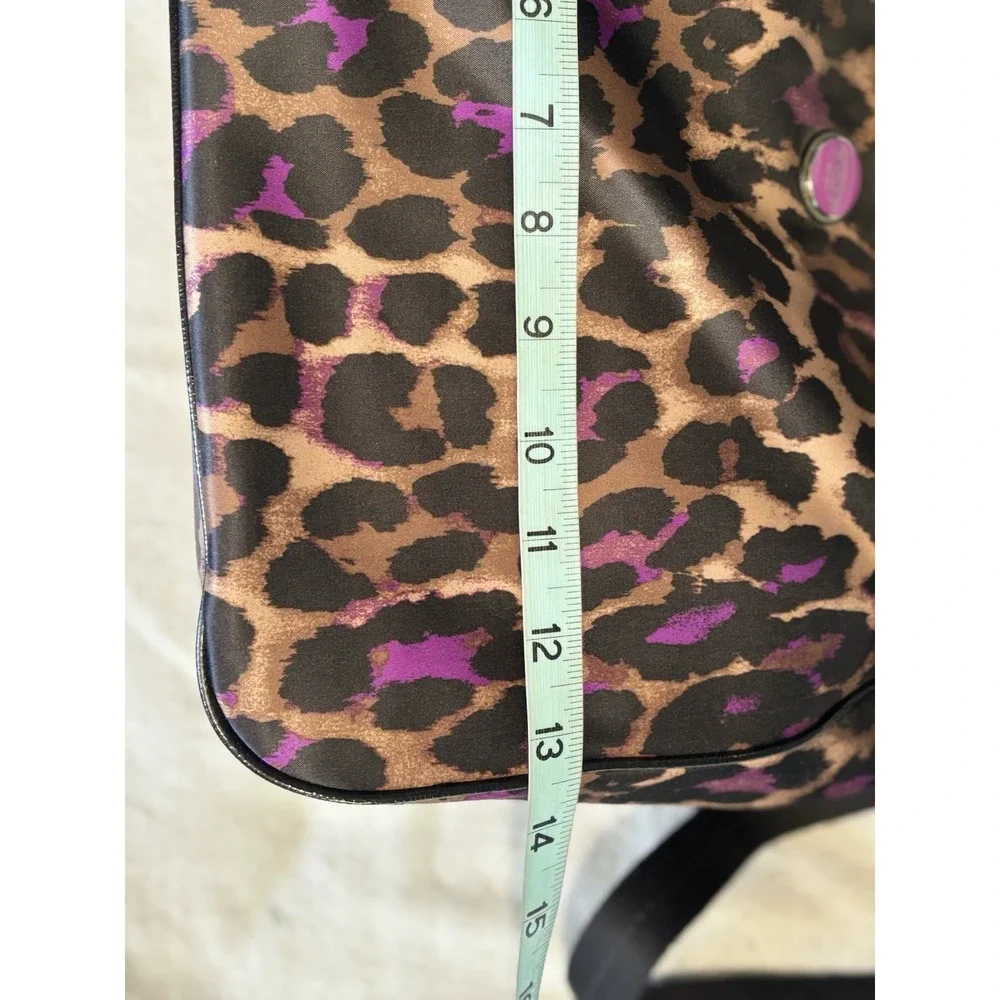 COACH NWT Ocelot Hobo Violet Multi Animal Print F26033 Large Logo